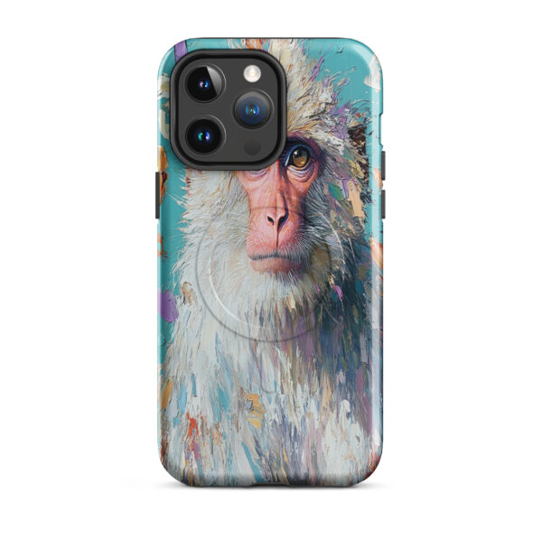 Aqua Macaque – MagSafe® Tough Case for iPhone®