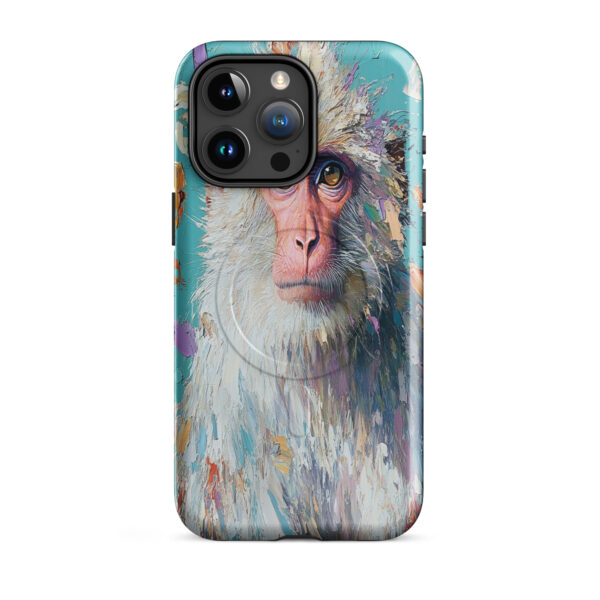 Aqua Macaque – MagSafe® Tough Case for iPhone®