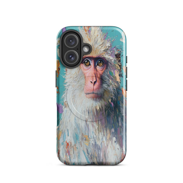 Aqua Macaque – MagSafe® Tough Case for iPhone®