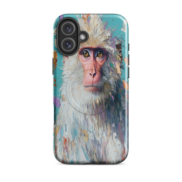 Aqua Macaque – MagSafe® Tough Case for iPhone®