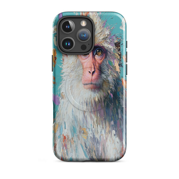 Aqua Macaque – MagSafe® Tough Case for iPhone®