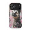 Fauna Apex Malabar Civet wildlife art MagSafe® tough case for iPhone, dual-layer protective cover, distributed through Stay Sunny Prints Hub.