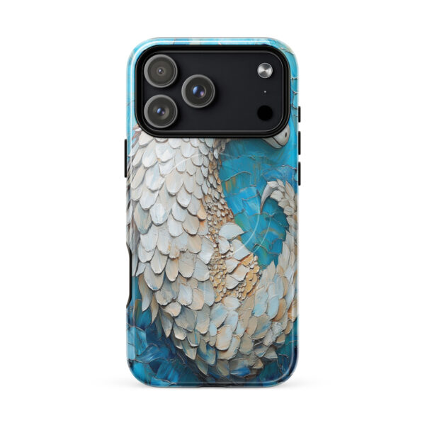 Fauna Apex Pangolin wildlife art MagSafe® tough case for iPhone, dual-layer protective cover, distributed through Stay Sunny Prints Hub.