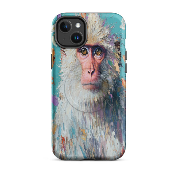 Aqua Macaque – MagSafe® Tough Case for iPhone®