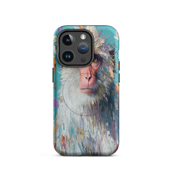 Aqua Macaque – MagSafe® Tough Case for iPhone®