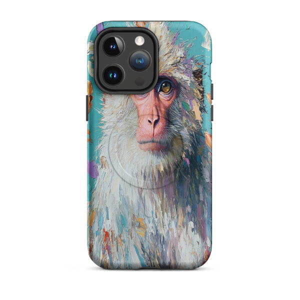Aqua Macaque – MagSafe® Tough Case for iPhone®