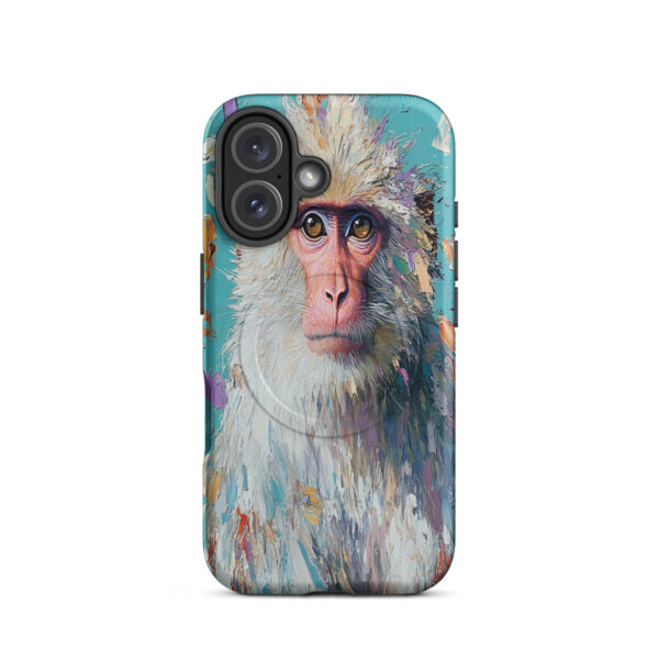 Aqua Macaque – MagSafe® Tough Case for iPhone®
