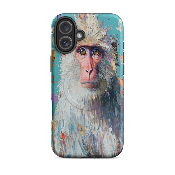 Aqua Macaque – MagSafe® Tough Case for iPhone®