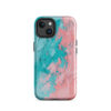 magsafe-tough-case-for-iphone-glossy-iphone-14-front-6a313a7ea4d42.jpg Coral Cyan Pulse – MagSafe® Tough Case for iPhone®