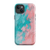 magsafe-tough-case-for-iphone-glossy-iphone-14-plus-front-6a313a7ea4e58.jpg Coral Cyan Pulse – MagSafe® Tough Case for iPhone®