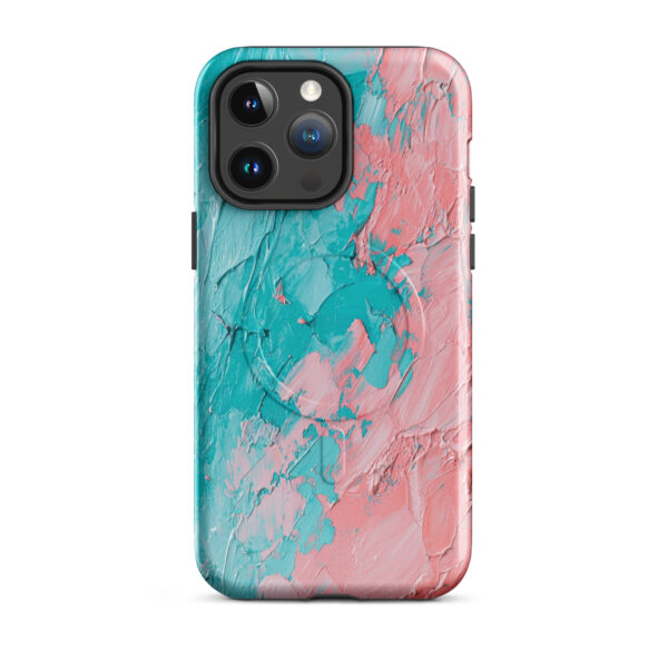 magsafe-tough-case-for-iphone-glossy-iphone-14-pro-max-front-6a313a7ea4feb.jpg Coral Cyan Pulse – MagSafe® Tough Case for iPhone®