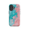 magsafe-tough-case-for-iphone-glossy-iphone-16-front-6a313a7ea53fe.jpg Coral Cyan Pulse – MagSafe® Tough Case for iPhone®