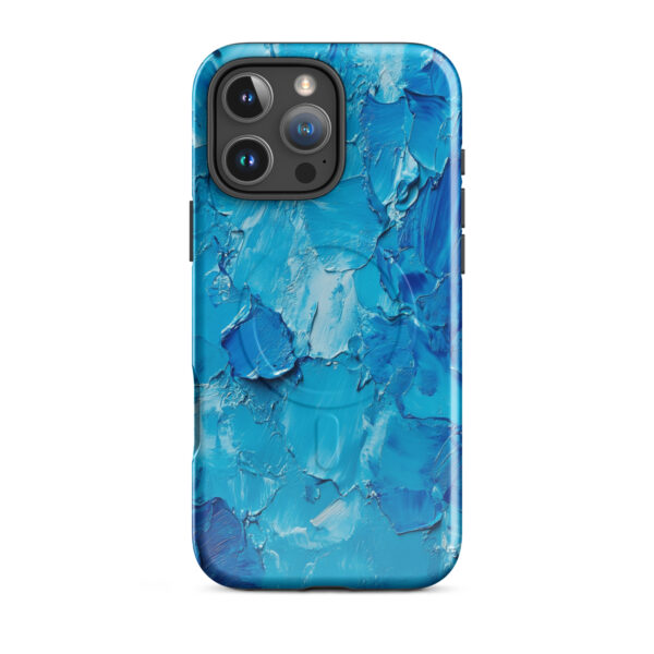 magsafe-tough-case-for-iphone-glossy-iphone-16-pro-max-front-6a314068594db.jpg Cyan Depth Current – MagSafe® Tough Case for iPhone®