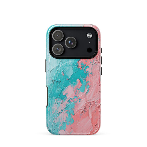 magsafe-tough-case-for-iphone-glossy-iphone-17-pro-front-6a313a7ea5837.jpg Coral Cyan Pulse – MagSafe® Tough Case for iPhone®