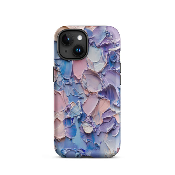 magsafe-tough-case-for-iphone-matte-iphone-15-front-6a313bce15bb7.jpg Periwinkle Blush Drift – MagSafe® Tough Case for iPhone®