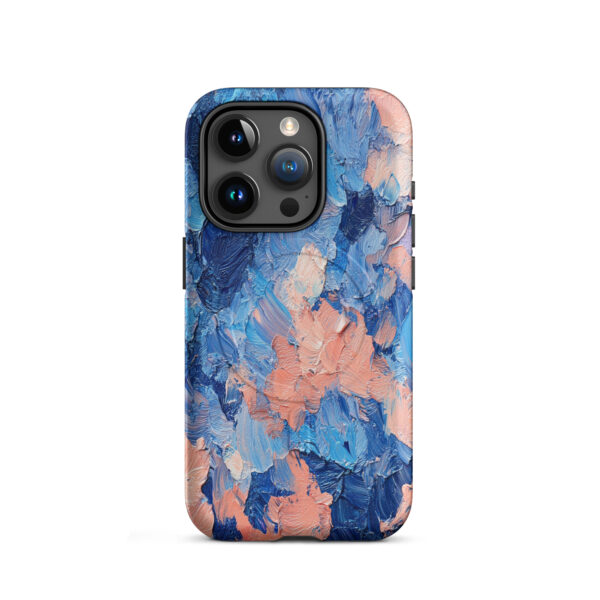 magsafe-tough-case-for-iphone-matte-iphone-15-pro-front-6a31412ac0f11.jpg Indigo Peach Horizon – MagSafe® Tough Case for iPhone®